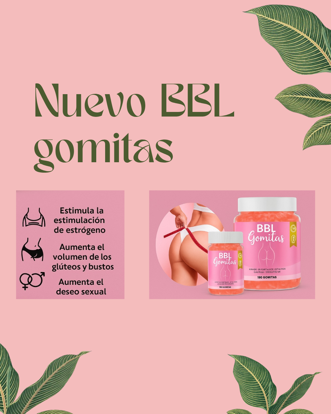GOMITAS DE AGUAJE BBL - SEXI Y NATURAL